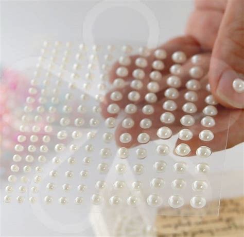 Self Adhesive Pearls Pearl Stickers Stick On Pearls Decorative