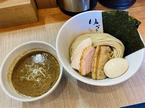 『特製濃厚鰹つけ麺 大』麺 ゆるりのレビュー ラーメンデータベース