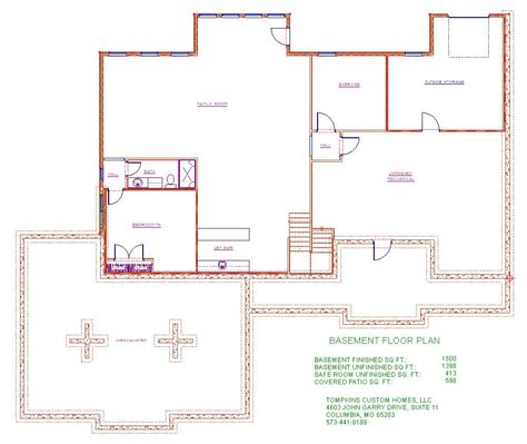 Floorplan mt-zion-church-rd | Custom Homes by Tompkins Construction