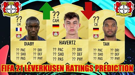 FIFA 21 BAYER LEVERKUSEN RATINGS PREDICTION FT HAVERTZ DIABY TAH