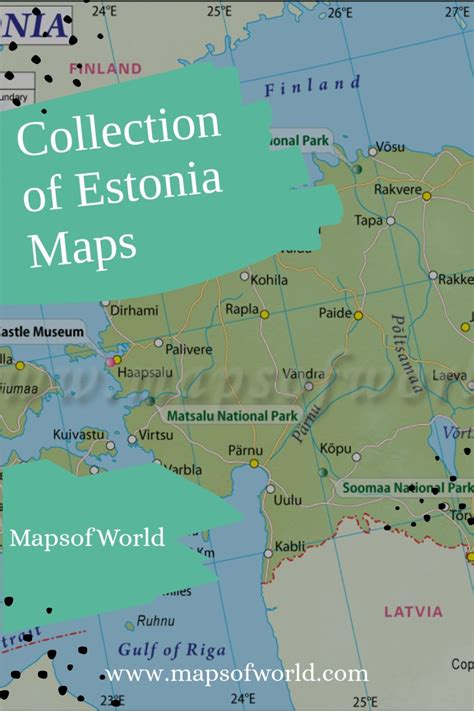 Estonia Map | Map of Estonia | Collection of Estonia Maps | Estonia ...