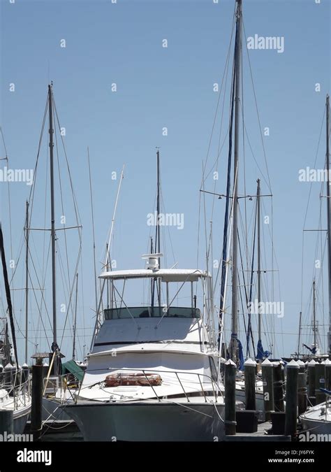 Sailboat Rockport Harbor Texas Stock Photo Alamy