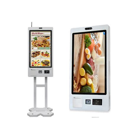 1920X1080 Resolution Self Service Ordering Kiosk And Capacitive Touch