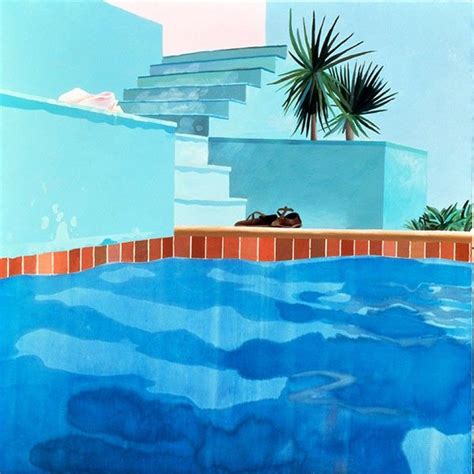 Swimming Pool Painting By David Hockney – Warehouse of Ideas