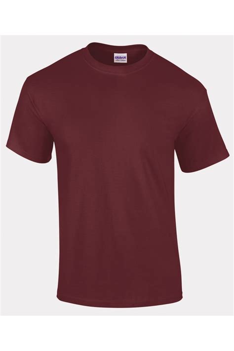 Gildan Unisex Ultra Cotton T Shirt Maroon Sj