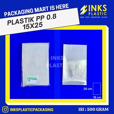 Jual Plastik Pp Bening Tebal X Gram Shopee Indonesia