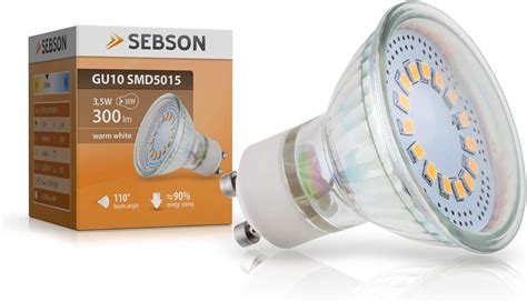 Sebson Led Lampe Gu10 Warmweiß 3 5w Ersetzt 30w Halogen 300 Lumen