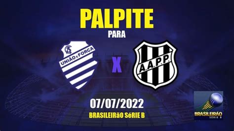 Palpite Csa X Ponte Preta Rodada Brasileir O S Rie B