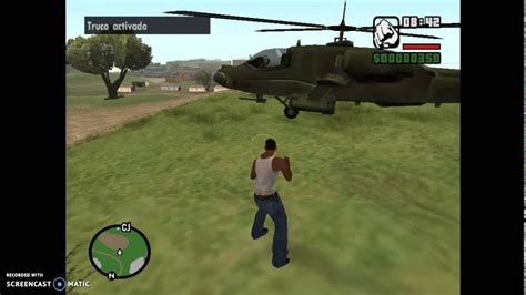 Cómo hacer aparecer un helicóptero en GTA San Andreas en PS2