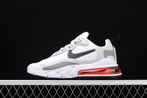 Nike Air Max 270 React White Flash Crimson For Sale Jordans To U