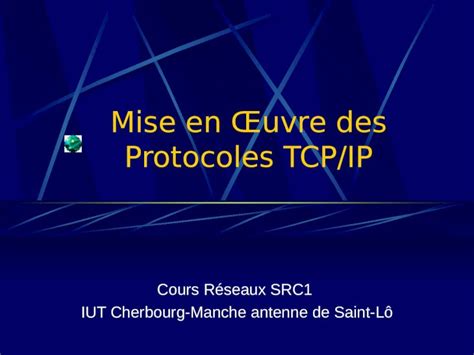 Ppt Mise En Œuvre Des Protocoles Tcpip Dokumentips