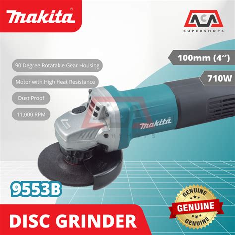 Makita 9553b Angle Grinder 4 100mm 710w Shopee Philippines