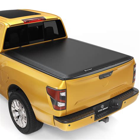 Ledkingdomus 5 Ft Bed Soft 3 Fold Truck Bed Tonneau Cover For 2005 2023