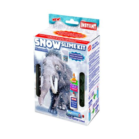 Kit Pour Fabriquer Son Slime Snow Thème Mamouth