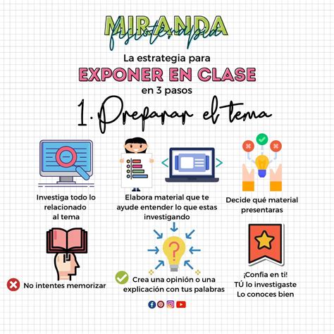 La estrategia para exponer en clase en 3 pasos – Artofit