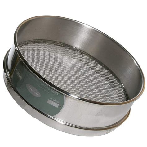 Stainless Steel Standard Sieve Dia 200 MM Opening 0 425 MM No 40 Luneot