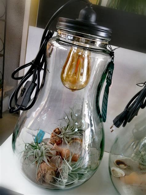 Lampe Terrarium Au Coeur De Marie