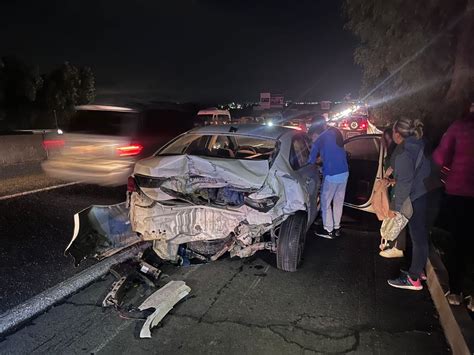 Cuidado Accidente En Carretera México Pachuca Esta Noche Periódico Am