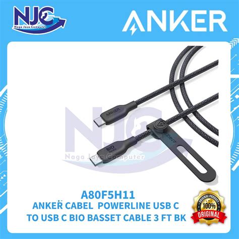 Jual Anker 544 Powerline Usb C To Usb C Bio Based Cable 3ft 0 9m A80f5 Shopee Indonesia