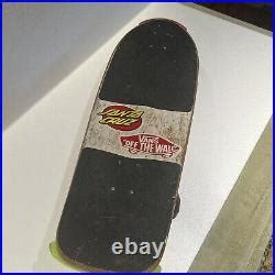 Vintage Santa Cruz Dot Logo Skateboard Deck Old School Original