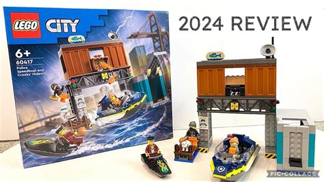 2024 Lego City 60417 Police Speedboat And Crooks Hideout Review