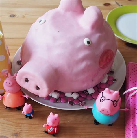 PEPPA-WUTZ-GEBURTSTAG mit Peppa-Wutz-Kuchen,DIY - Einladungen