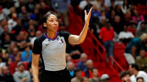 Brush Graduate Becomes Nbas 7th Full Time Woman Referee