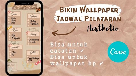 Background Aesthetic Jadwal Pelajaran Myweb