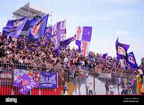 ACF Fiorentina supporters during the Italian championship Serie A ...