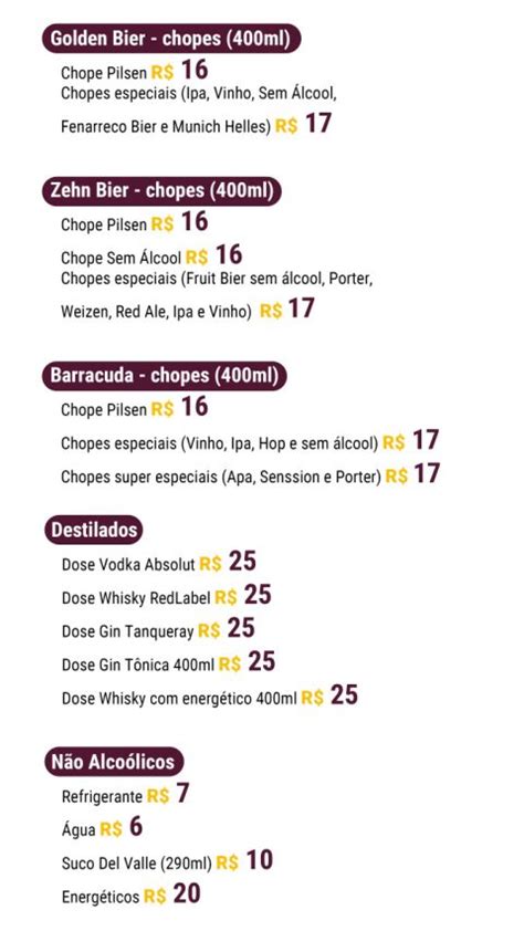 Fenarreco 2023 saiba as opções de bebidas e valores da 36ª Festa