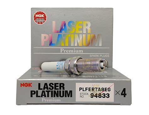 NGK PLFER7A8EG VELA DE IGNIÇÃO LASER PLATINUM 4 VELAS Rei da Ignicao