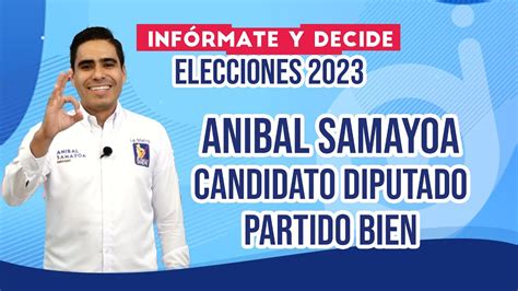 Entrevista A Candidato A Diputado Anibal Samayoa Youtube