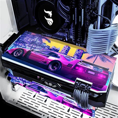 F40 Hotrod RGB GPU Backplate & Addressable RGB Controller Kit in 2022 ...