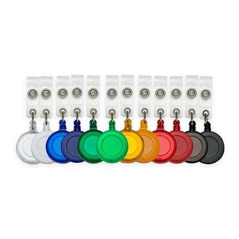 Kit 3 UNIDADES Porta Crachá Retrátil Roller Clip Shopee Brasil