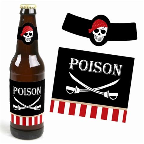 Big Dot Of Happiness Beware Of Pirates Birthday Party Decor 6 Beer