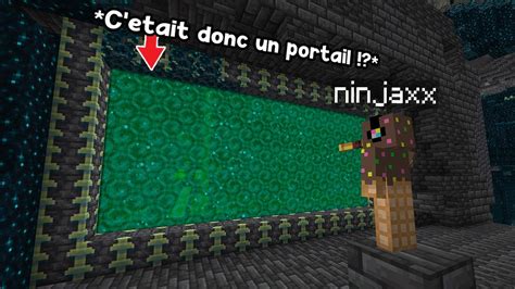 J Ai R Ussi Activer Le Portail Du Warden Sur Minecraft Youtube