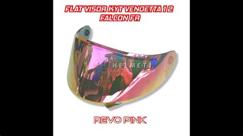 Kaca Helm Kyt Vendetta Pnp Falcon Type Flat Visor Lens Helmet Kyt