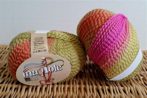 Maypole Dk Euro Baby Yarn Washable Acrylic Self Striping Etsy