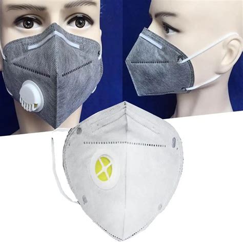 10 Pcs Respiratory Dust Mask Men Women Folding Nonwoven Anti Dust Face ...