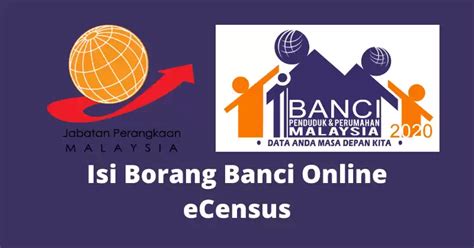 Ecensus Cara Isi Borang Banci Malaysia Online