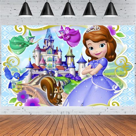 Buy Sofia The First Party Supplies Princess Sofia Birthday Backdrop