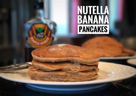 Nutella Banana Pancakes - Baker Becky