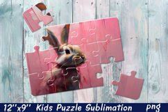 Cute Rabbits Puzzle Spring Bunny Illustration 3439326