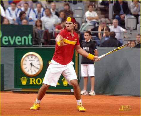 Rafael Nadal Digs The Davis Cup Photo Rafael Nadal