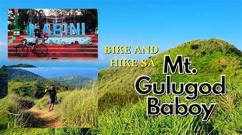 Mount Gulugod Baboy Bike And Hike Adventure 525 MASL Brgy