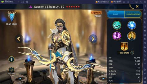 RAID Shadow Legends Supreme Elhain Champion Guide BlueStacks