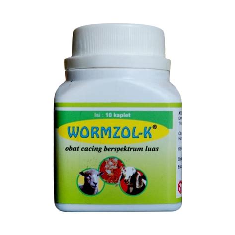 Jual Medion Wormzol Obat Cacing Untuk Domba Kambing 10 Kaplet Di