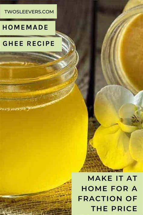 How To Make Ghee Authentic Homemade Ghee Recipe