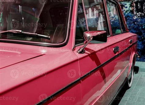 vintage car in street 21450498 Stock Photo at Vecteezy