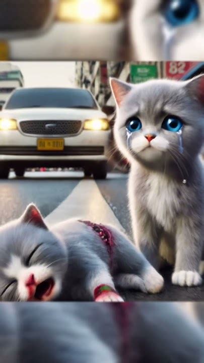 The Saddest Story Of This Kitten And His Mom Cats Catsoftiktok